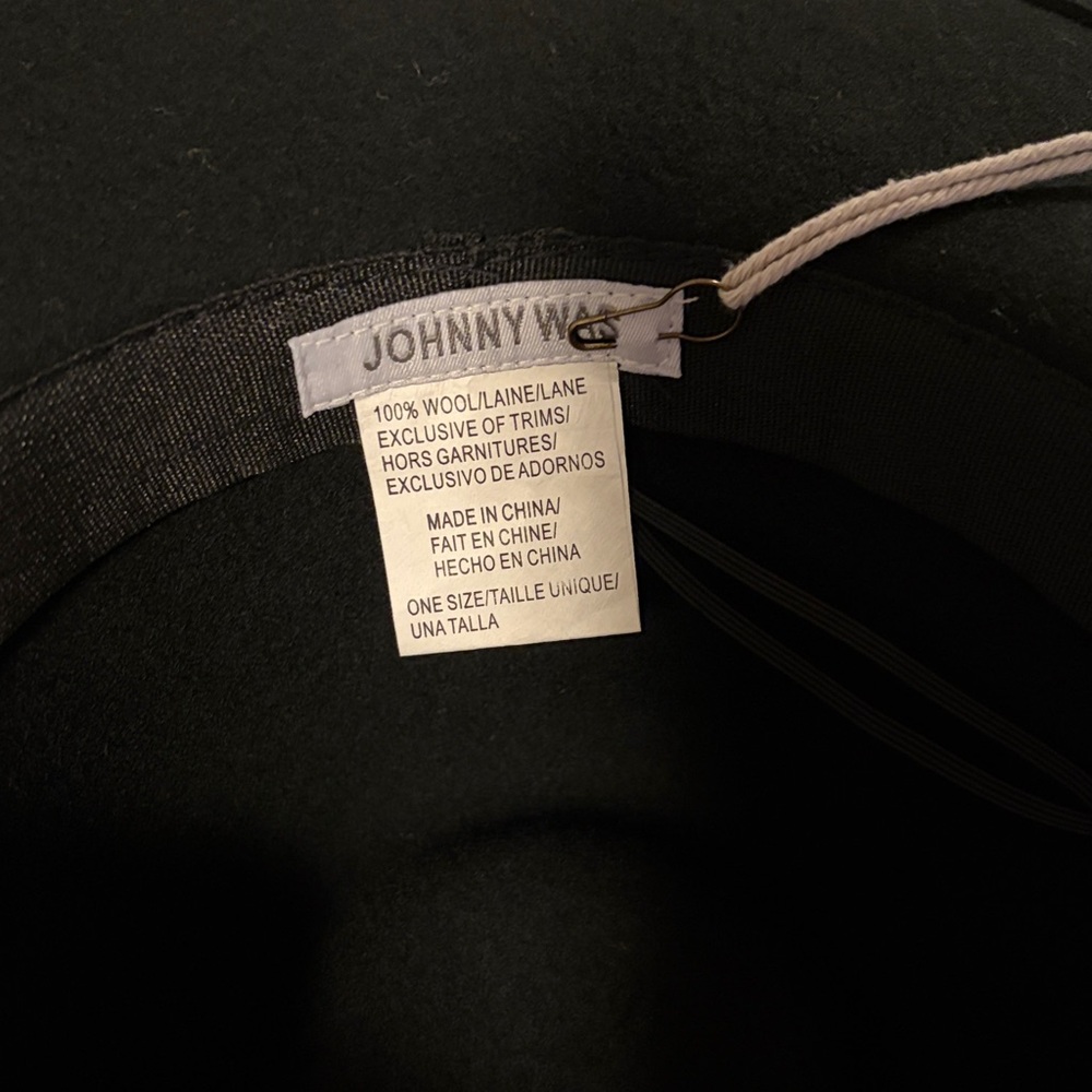 NWT Johnny Was Black Hat with Beaded Band - Picture 3 of 6